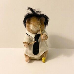 Gemmy Drummer Hamster Musical Happy Birthday Toy 7” No Movement -needs batteries